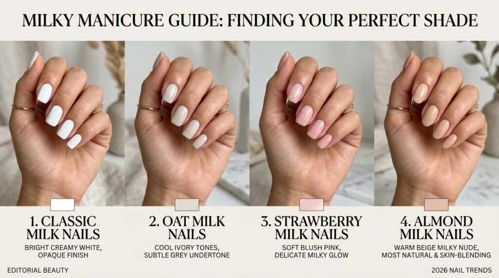 almond milk nails