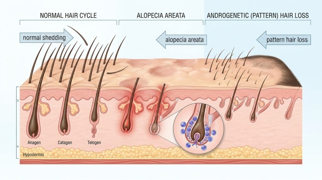 can dandruff cause alopecia
