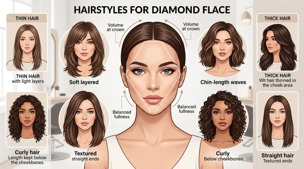 diamond face shape