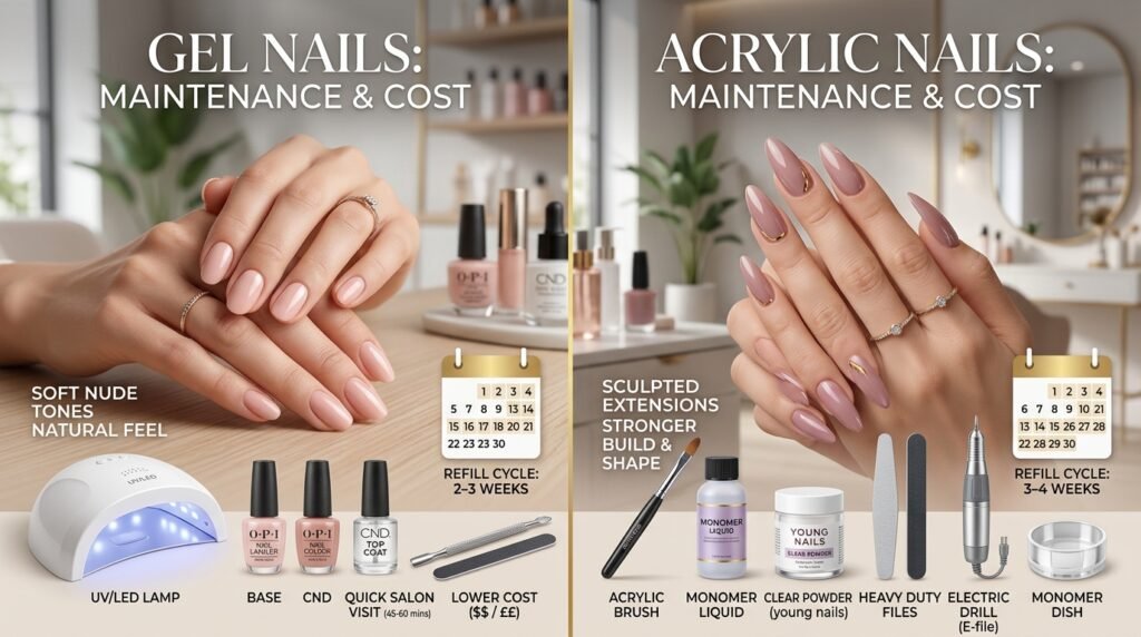 gel vs acrylic nails