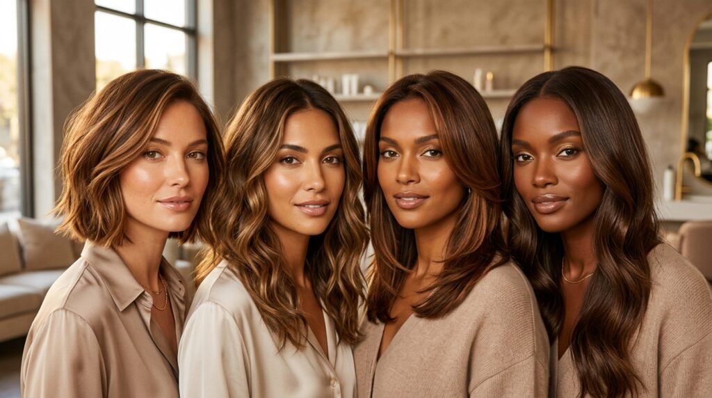 hair shades for warm skin tones​