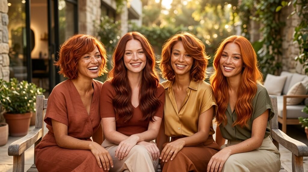hair shades for warm skin tones​