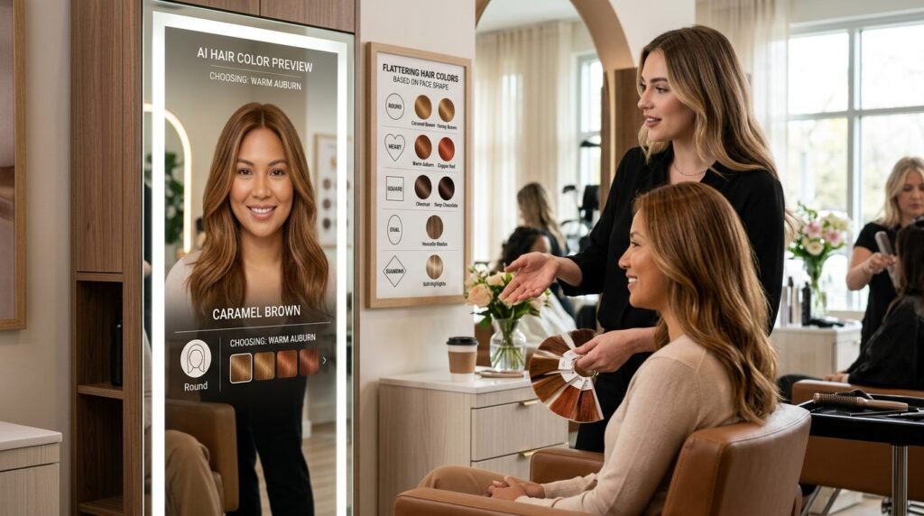 hair shades for warm skin tones​