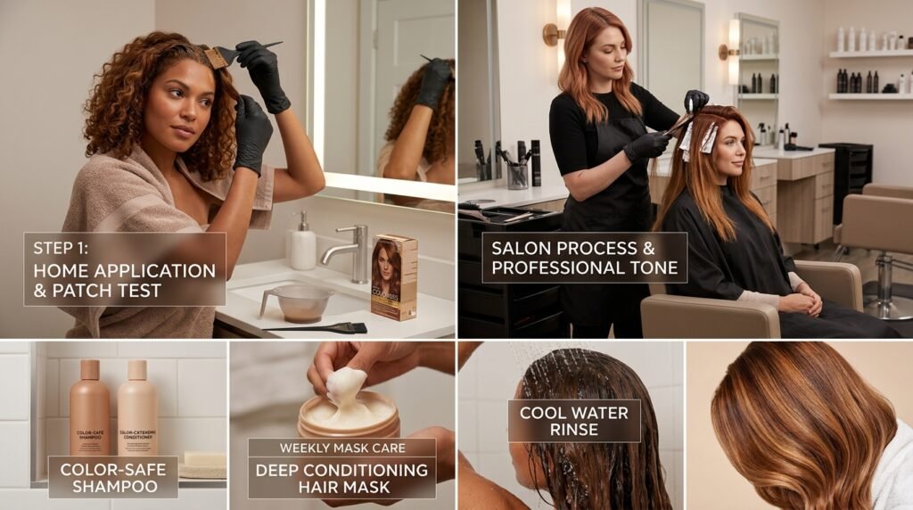 hair shades for warm skin tones​