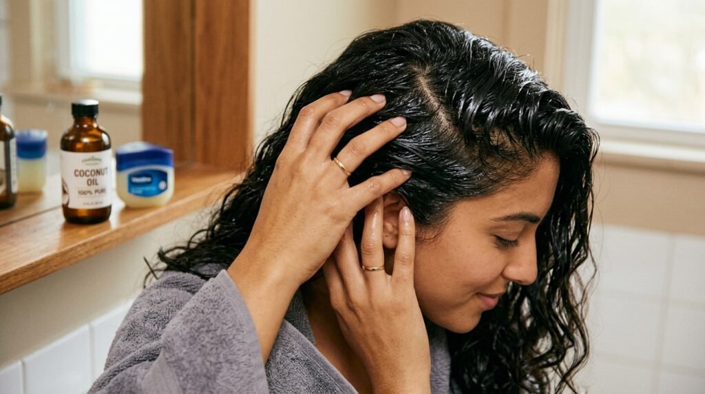 how do you remove vaseline from hair
