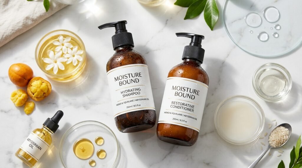 saltair - moisture bound haircare set shampoo