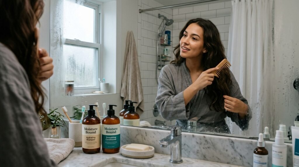 saltair - moisture bound haircare set shampoo