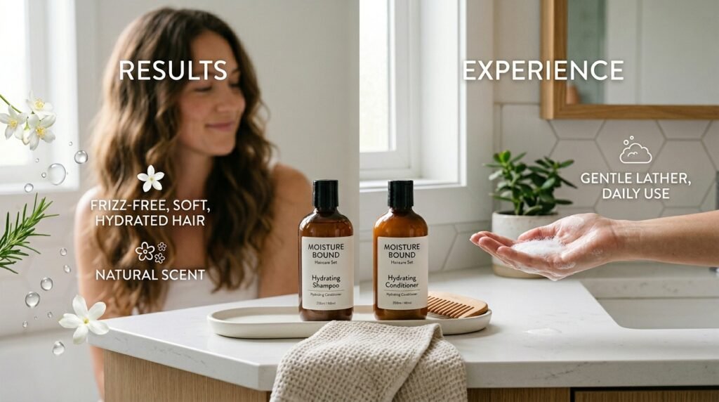 saltair - moisture bound haircare set shampoo