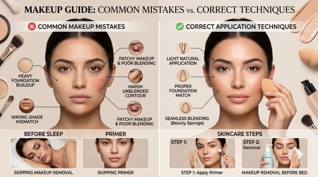 types of makeup