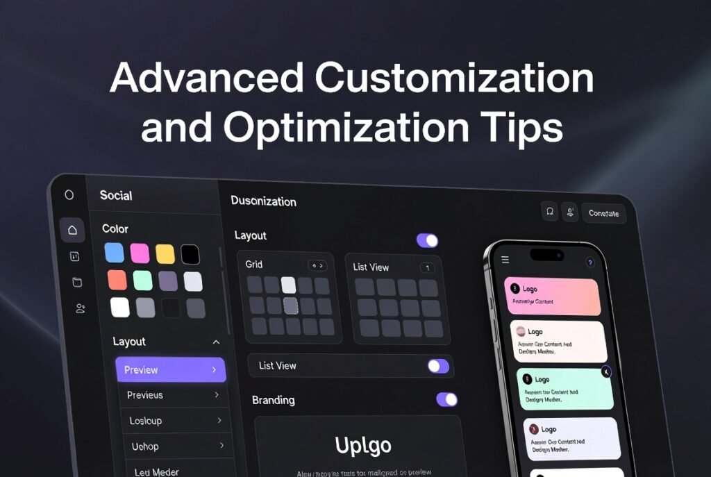 Advanced Customization and Optimization Tips