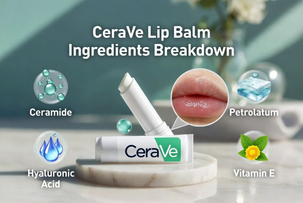 CeraVe Lip Balm Ingredients Breakdown