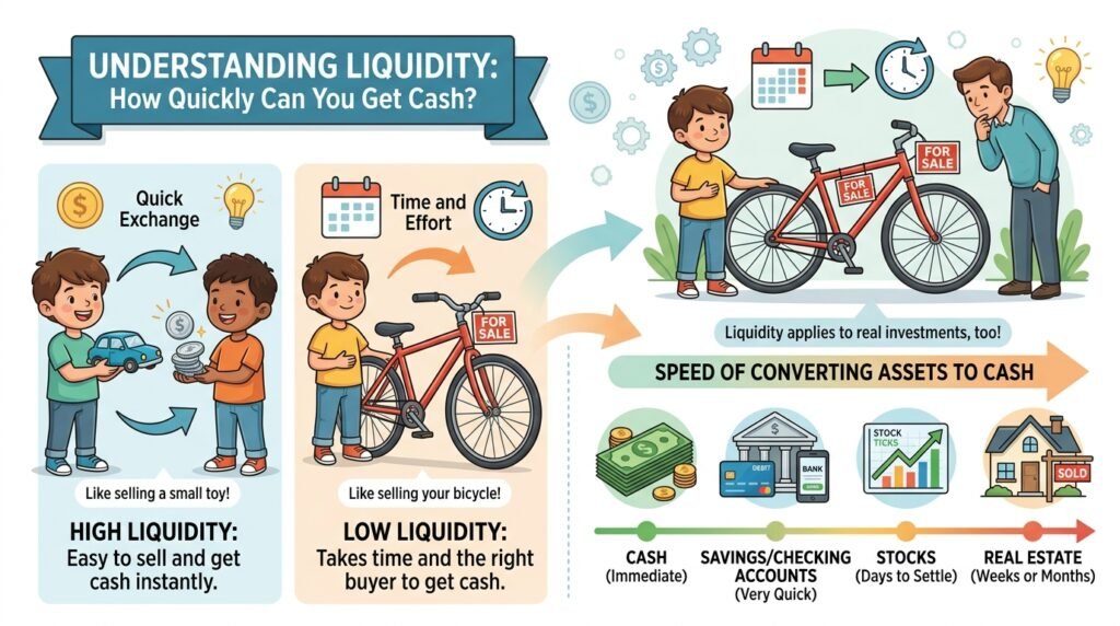 which investment has the least liquidity?