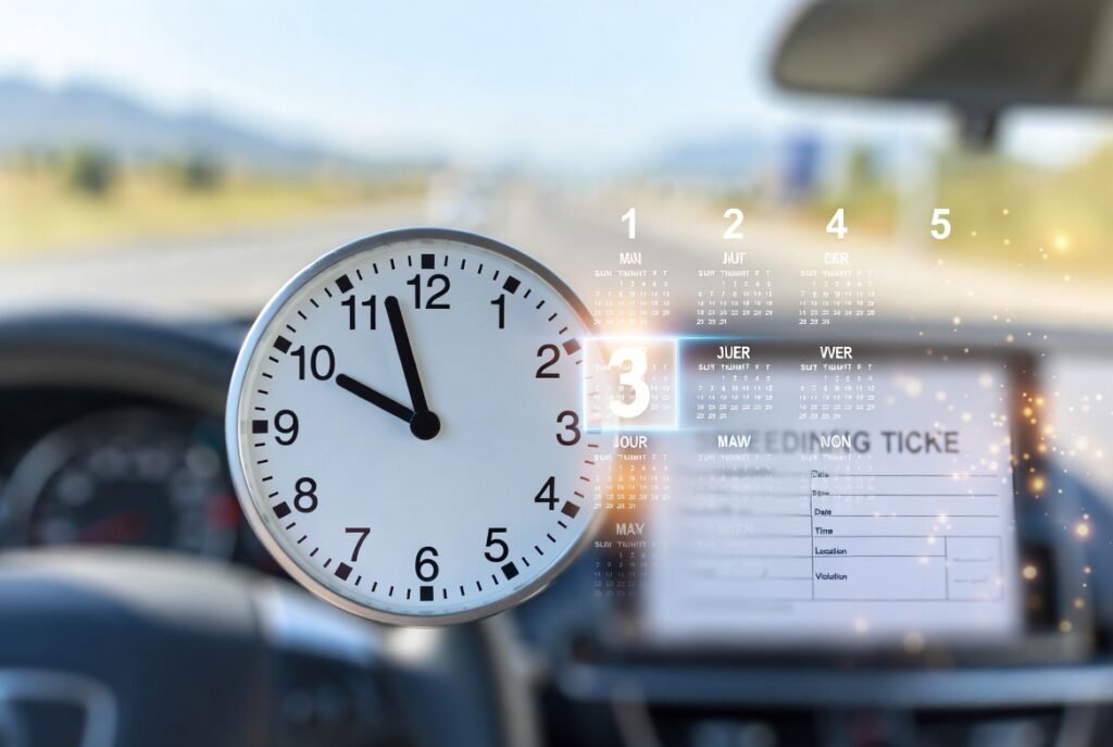 How Long a Speeding Ticket Typically Remains Visible