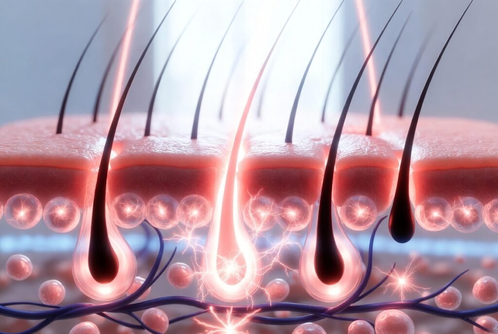 How Red Light Therapy Works for Hair Growth