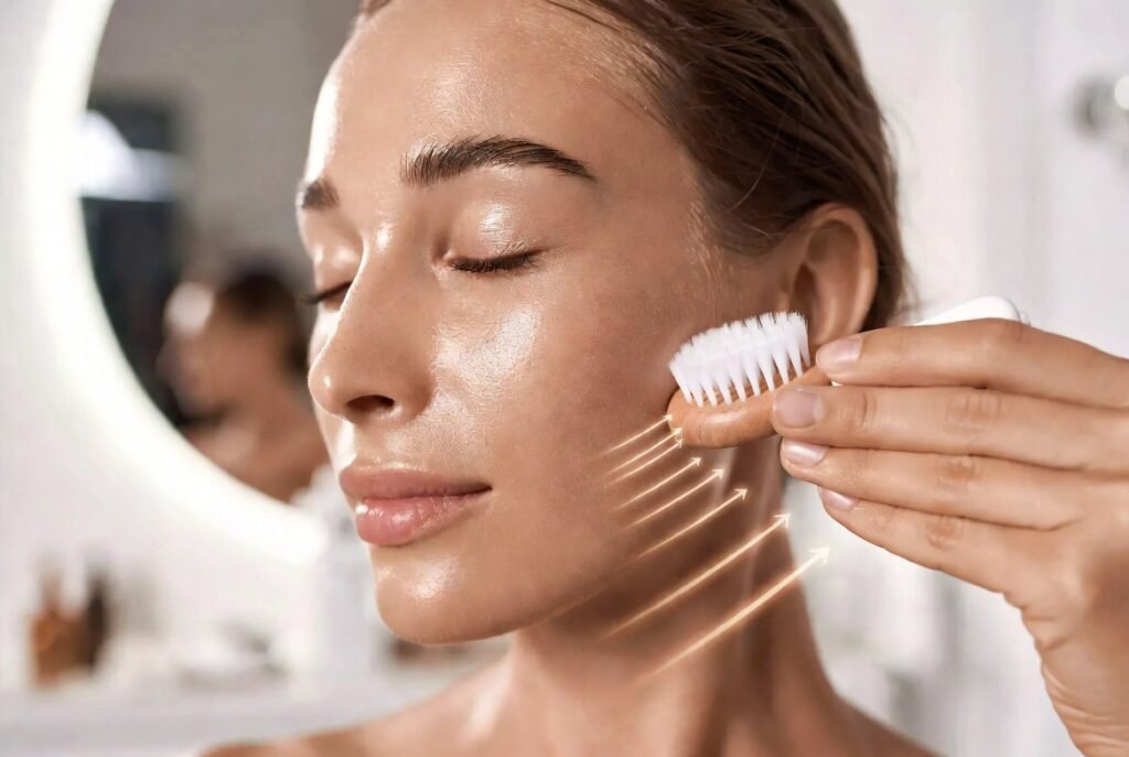 Lymphatic Drainage Brush How to Use on Face – Beginner Tips
