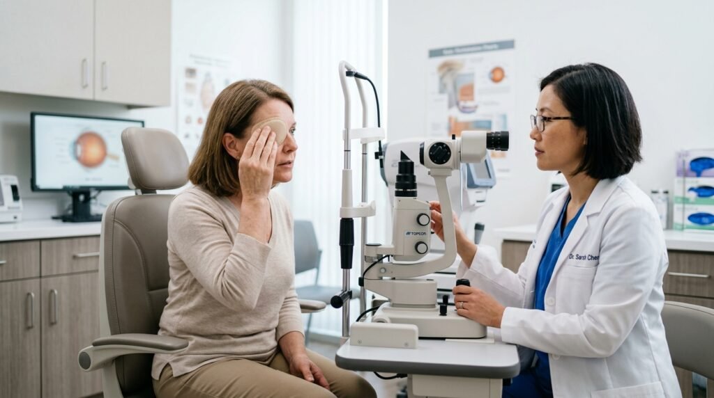 how to get something out of your eye