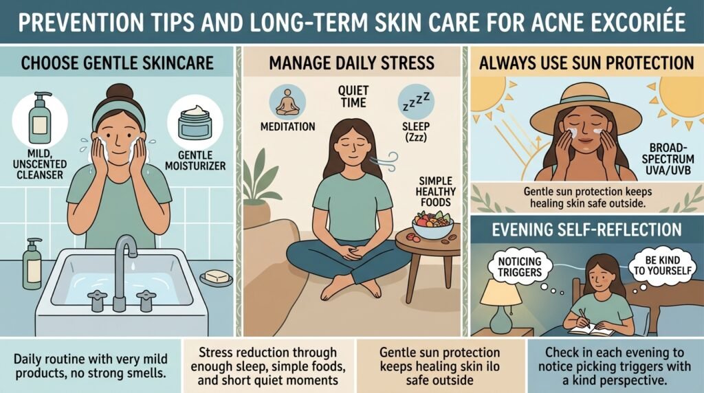 Prevention Tips and Long-Term Skin Care for Acne Excoriée