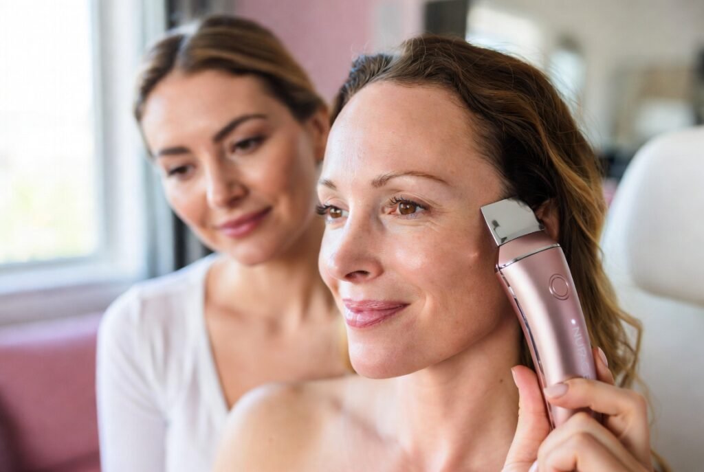 Who Gets the Strongest Results from the Brigitte Beauté NuFACE Mini+ Starter Kit