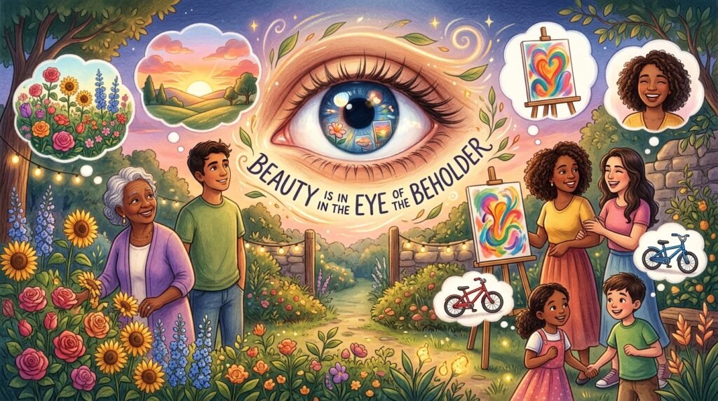 beauty is in the eye of the beholder