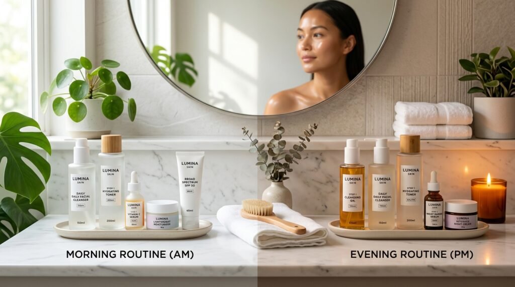 clean and face