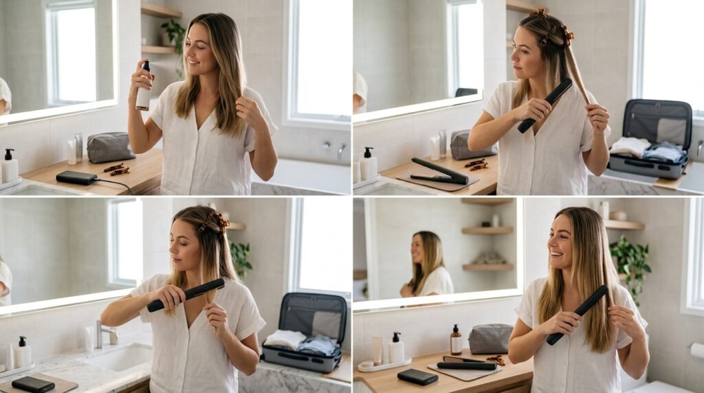 cordless hair straightener