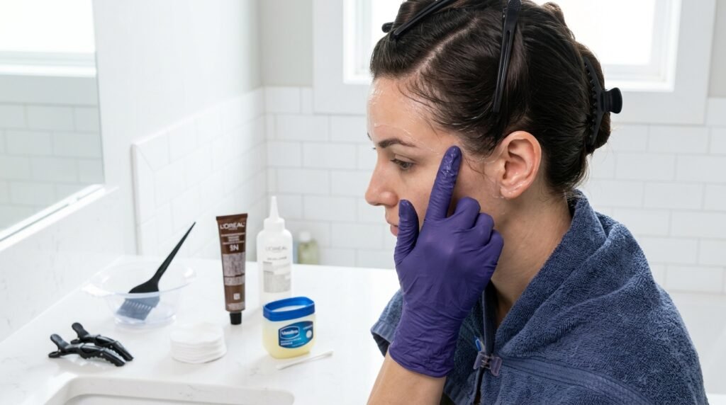 how to remove hair dye from skin