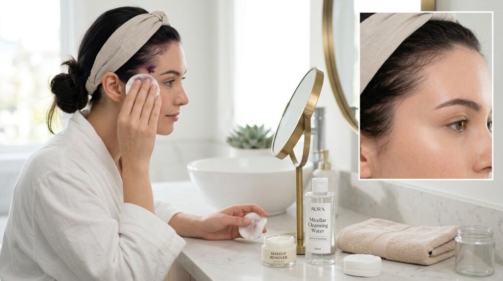 how to remove hair dye from skin
