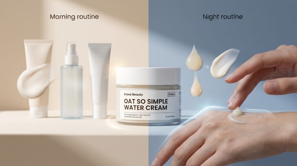 krave beauty oat so simple water cream