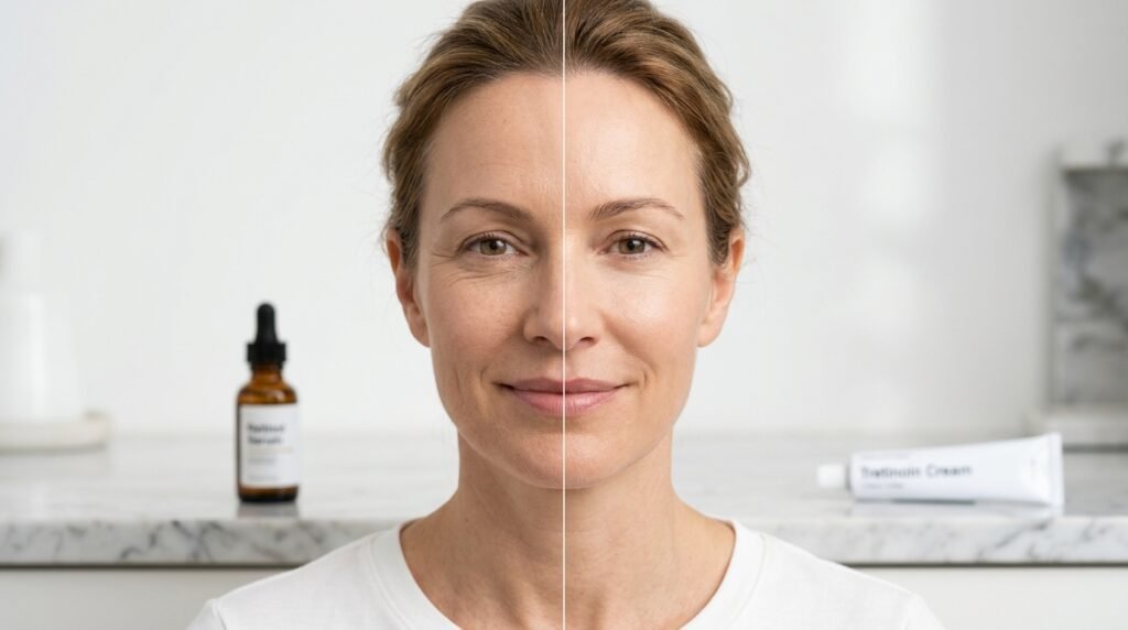 retinol vs tretinoin