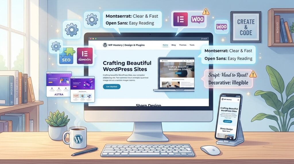 WordPress Software Tools and Best Fonts Featured on Kracensoft.com