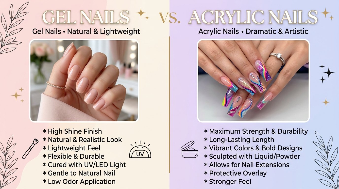 gel vs acrylic nails