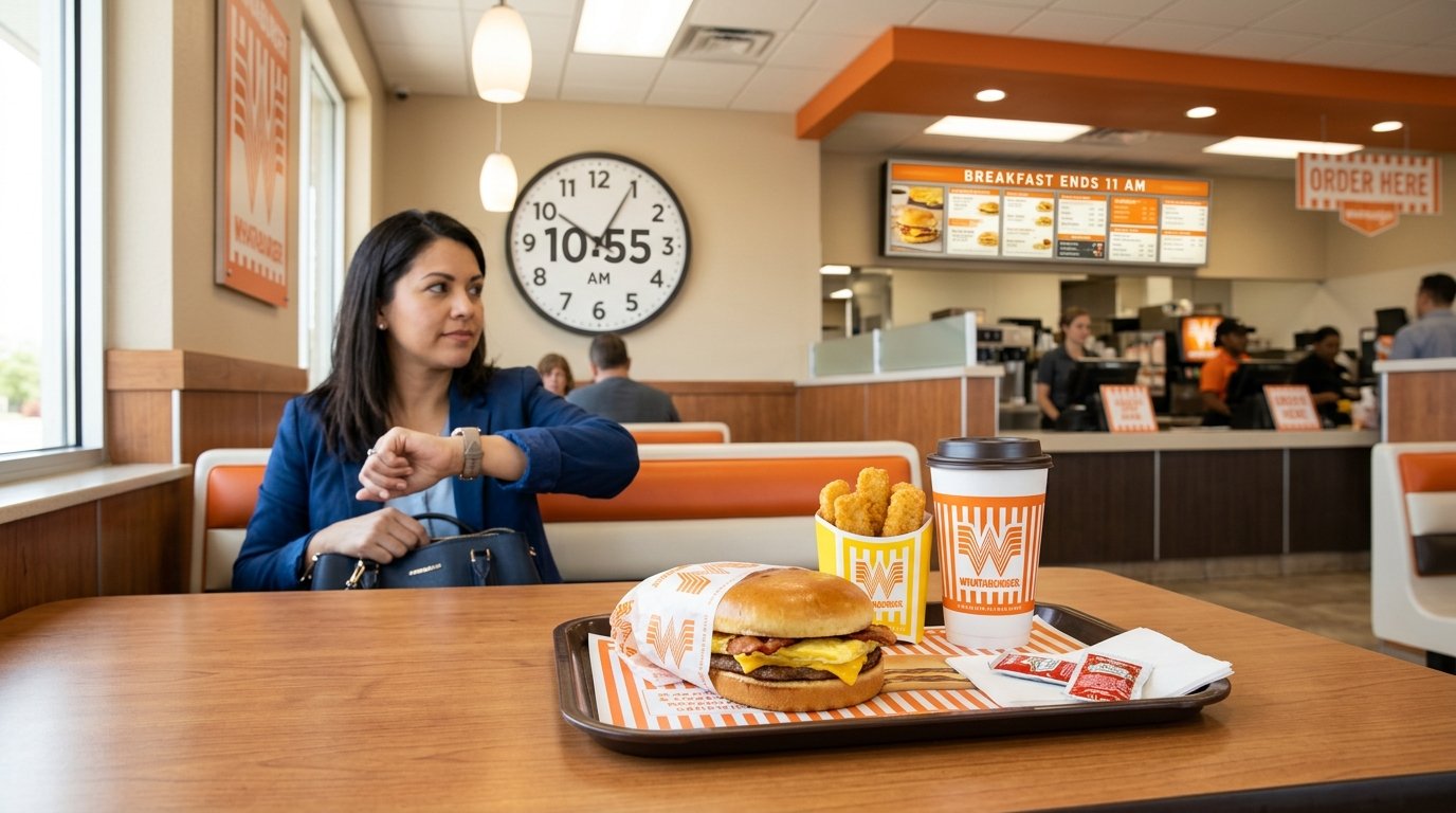what time does whataburger stop serving breakfast