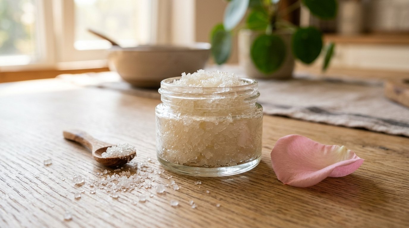 homemade lip scrub