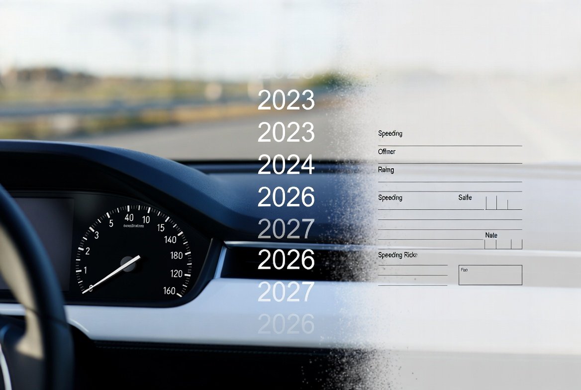 how long does a speeding ticket stay on your record