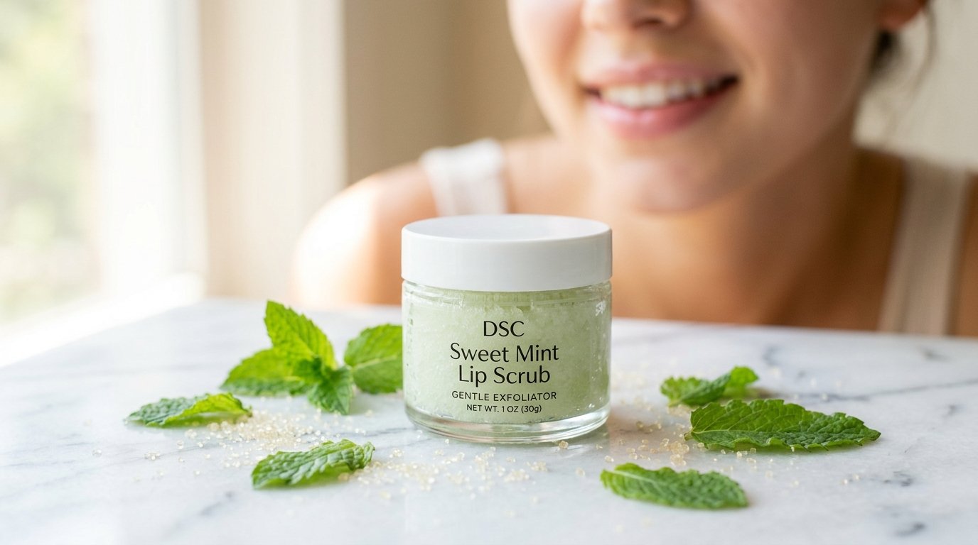 DSC Sweet Mint Lip Scrub – Exfoliating Lip Scrub for Soft, Smooth Lips
