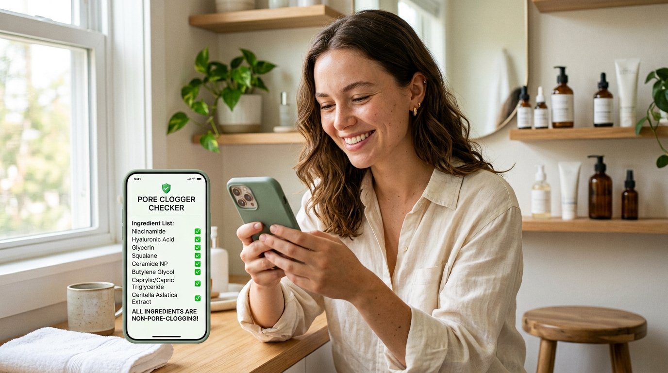 Pore Clogger Checker – Instantly Check If Your Skincare Clogs Pores