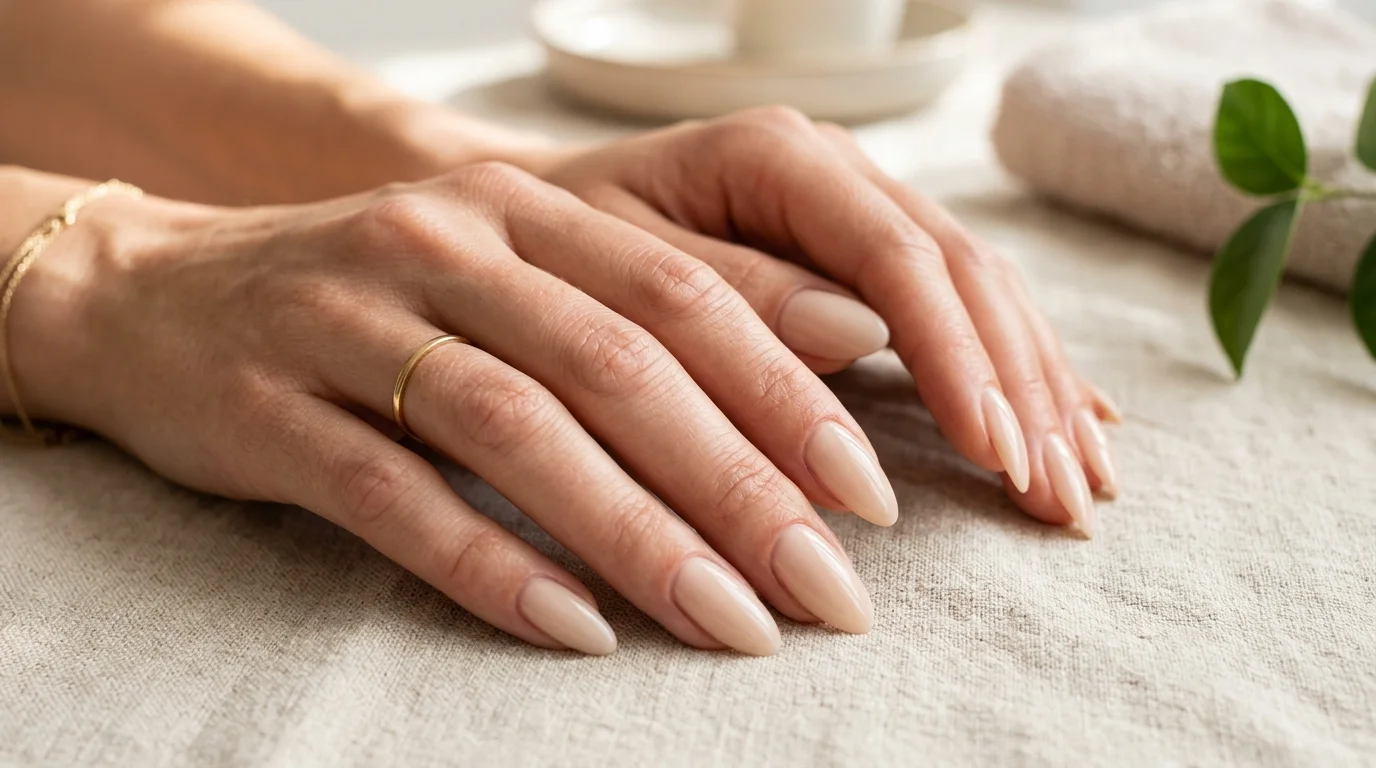 almond milk nails