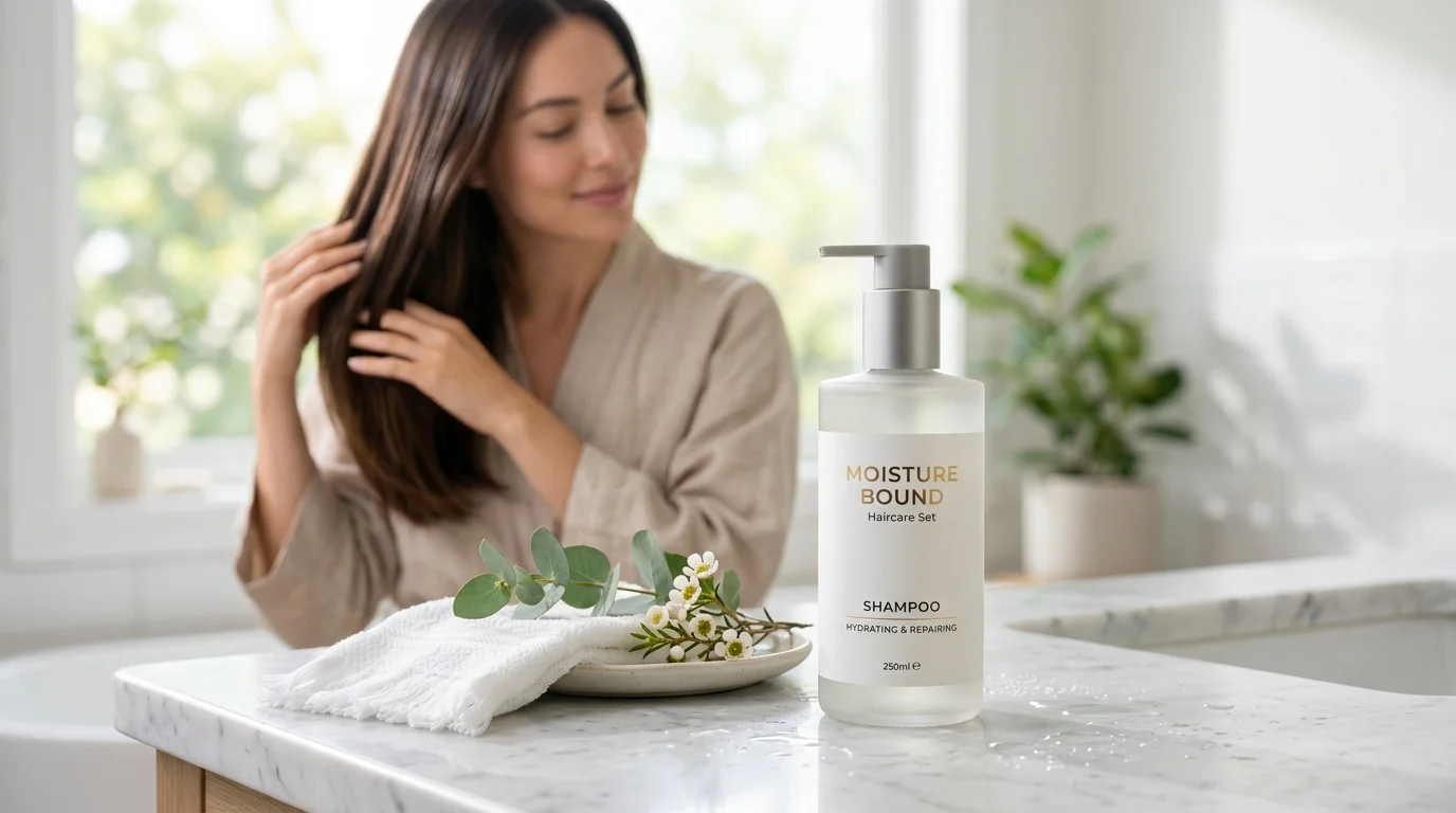saltair - moisture bound haircare set shampoo