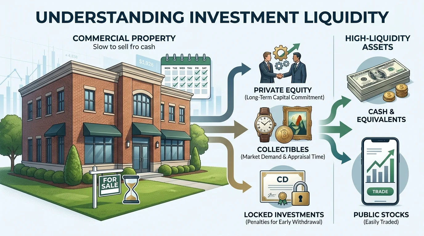 which investment has the least liquidity?