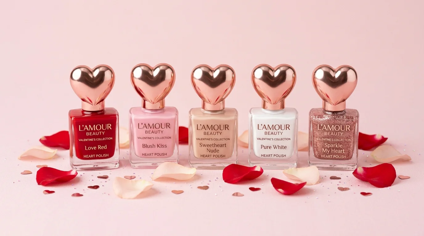 heart nail varnish