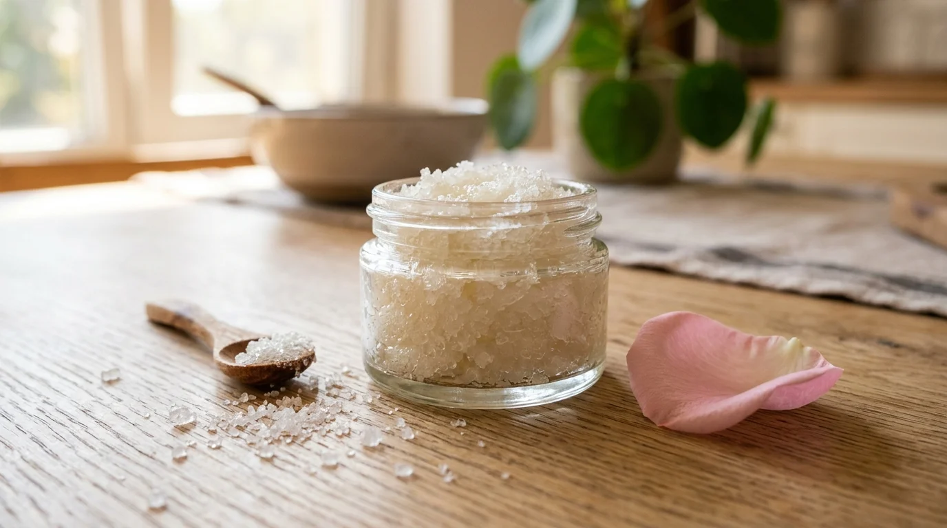 homemade lip scrub