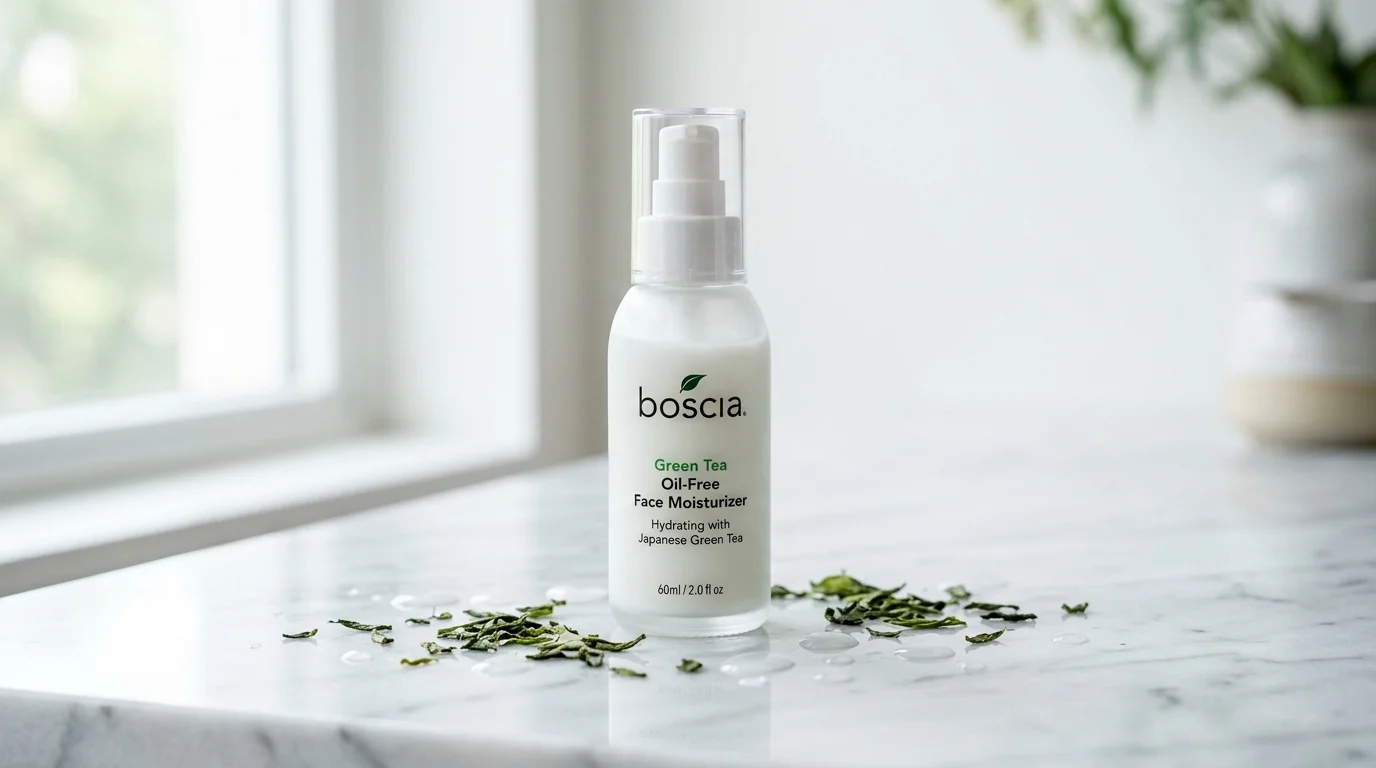 boscia green tea oil-free face moisturizer - vegan